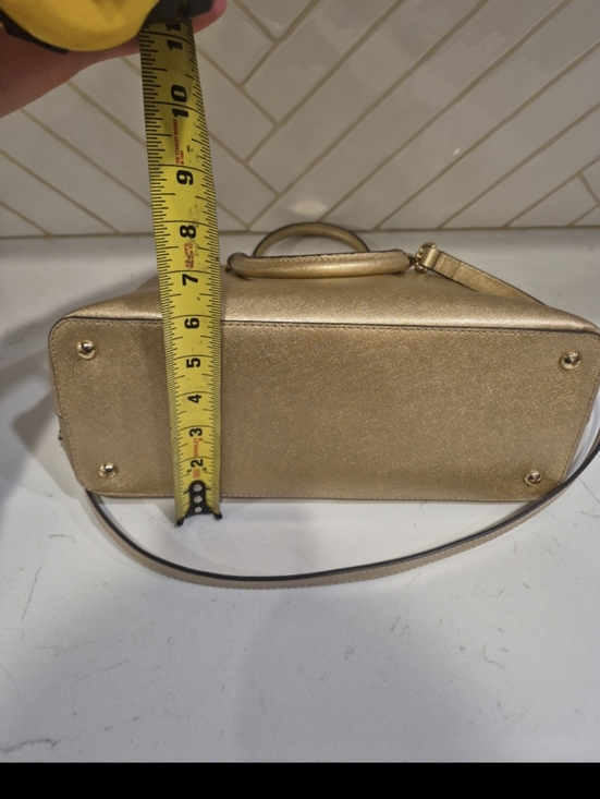 Michael Kors Metallic Gold Shoulder Bag main image 8